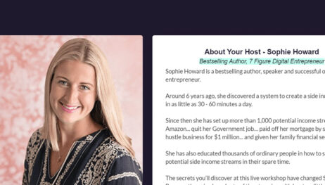 Sophie Howard – Kindle Publishing Income